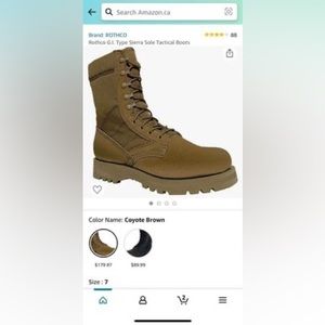 Kanye men’s combat boots brand new 7